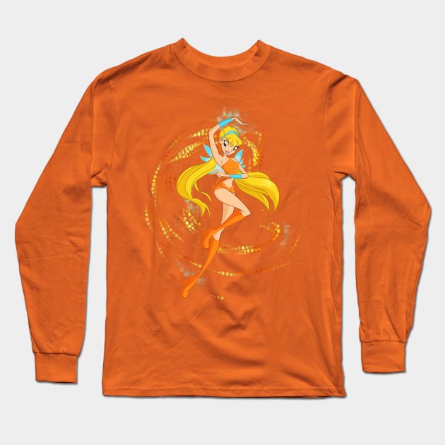 Winx Club - Stella Long Sleeve T-Shirt by Nykos